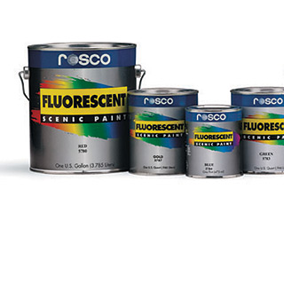 Rosco Fluorescent Paint from Rose Brand